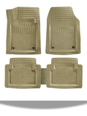 My Jasmin Kia Soul 2008-2013 Model Aron 4d Havuzlu Bej  Paspas