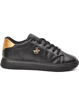 Beverly Hills Polo Club PO-10295 Siyah Altın Kadın Sneaker