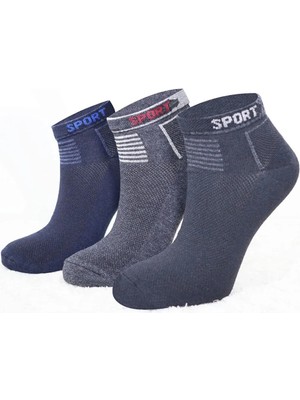 Kral Socks Erkek 8 Çift Pamuklu Basic Derbili Pamuklu Çorap