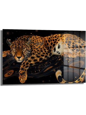 Glazella Leopar Cam Tablo