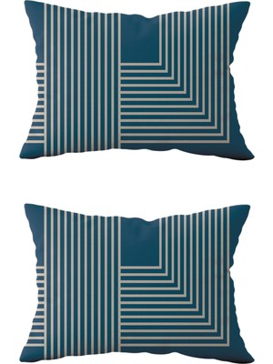 Evdek Çift Taraflı Dikdörtgen Kırlent Kılıf 2’li KL24