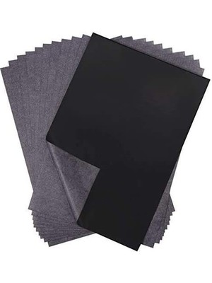 Roco Paper Co. Roco Paper Siyah Karbon Grafit Transfer Kağıdı 44*62 cm - Dayanıklı ve Çok Amaçlı 2'li