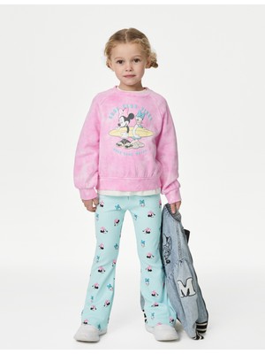 Marks & Spencer Minnie Mouse™ Flared Fit Legging Tayt