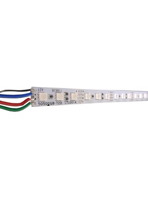 Dora Led  Alüminyum Kasa Lı 5730 Ledli Çubuk LED Bar Amber Sarı -Opak Cam