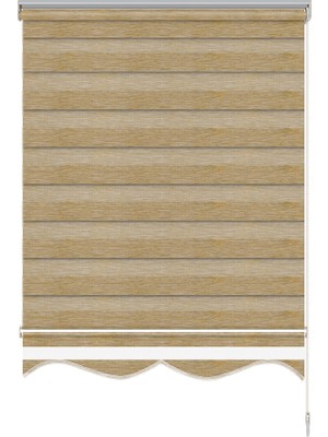 Mekstor Soft Bamboo Vizon Zebra Perde ( Etek Dilimli )