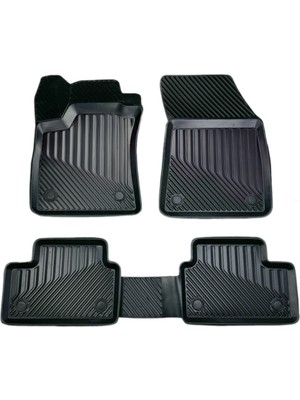 Gold Renault Megane 4 Sedan 3D Havuzlu Oto Paspas Voli