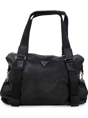 Shinzone Kadın Saten Valiz Siyah Çanta