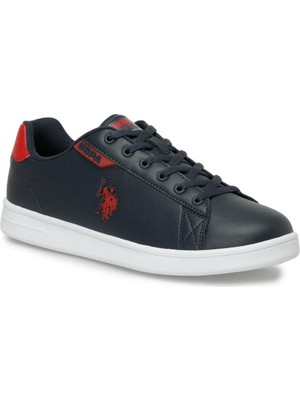 U.S. Polo Assn. Costa 4fx Erkek Lacivert-Kırmızı Sneaker Ayakkabı
