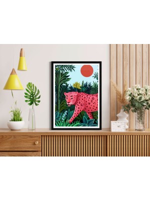 Decotorium Çerçeveli Tablo Anımal Kıngdom-Leo Serisi Mdf Tablo LEO/003