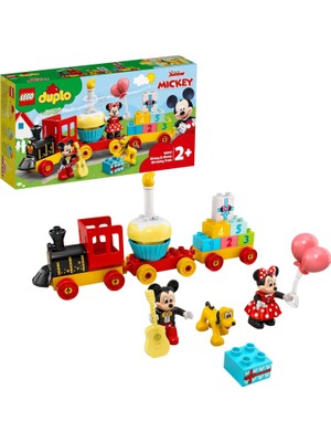 Store ǀ Disney Mickey ve Minnie Doğum Günü Treni 10941-2 Yaş ve Üzeri Çocuklar Için Rakamlı Doğum Günü Treni Içeren Eğitici Yapım Seti (22 Parça)