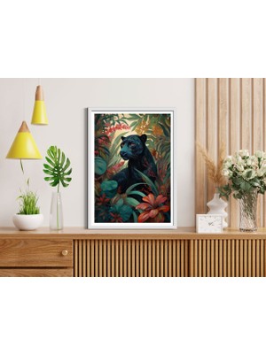 Decotorium Çerçeveli Tablo Anımal Kıngdom-Leo Serisi Mdf Tablo LEO/008