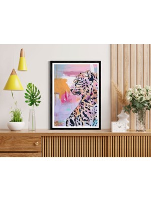 Decotorium Çerçeveli Tablo Anımal Kıngdom-Leo Serisi Mdf Tablo LEO/009
