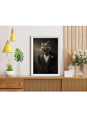 Decotorium Çerçeveli Tablo Anımal Kıngdom-Leo Serisi Mdf Tablo LEO/016