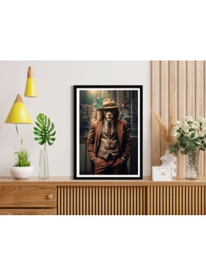 Decotorium Çerçeveli Tablo Anımal Kıngdom-Leo Serisi Mdf Tablo LEO/017