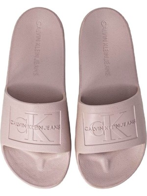 Calvin Klein Slide Monogram Debossed Eva - Kadın Terlik