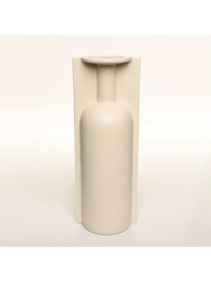 Vitale Lıp Beyaz Vazo Büyük 13*10*36 cm AK.JL0012