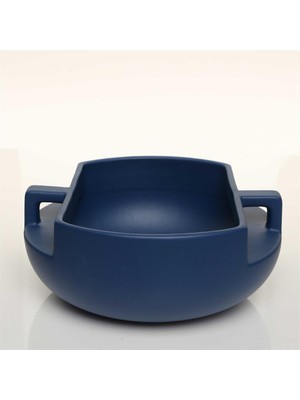 Vitale Handle Kulplu Mavi Kase 25*25*11 cm AK.JL0036