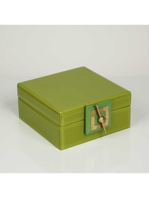 Vitale Yeşil Cam Takı Kutusu 17*17*8 cm AK.P230.355203