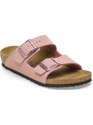 Birkenstock Arizona Bf Çift Toka Pembe Kız Çocuk Terlik