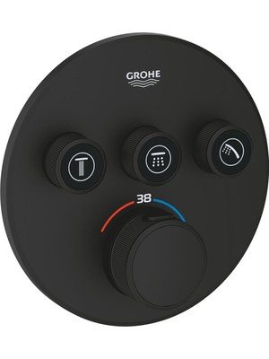 Grohe Grohtherm Smartcontrol Üç Valfli Akış Kontrollü, Ankastre Termostatik Duş Bataryası - 29508KF0