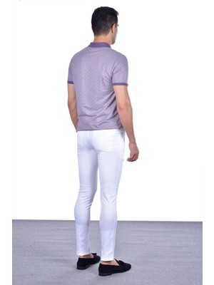 Baggi Slim Fit Spor Pantolon Beyaz