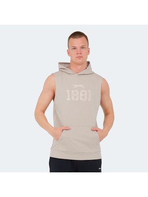 Slazenger VASILISA Erkek Tişört Taş Gri