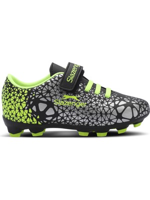 Slazenger CRYSTAL Unisex Çocuk Halısaha Futbol Kramponu Siyah / Yeşil
