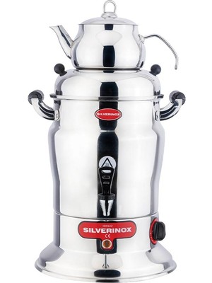 Silver Çay Semaveri 7 Lt Tek Demlik