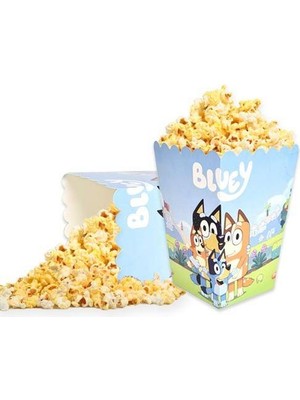 Parti Dükkanım Bluey Mısır Kutusu 8 Adet