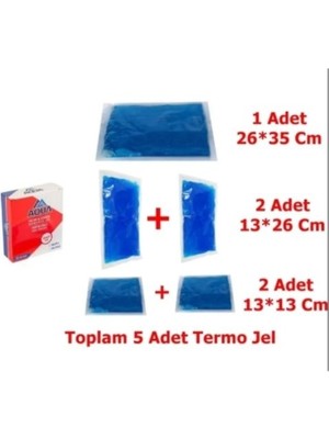 Aqua Cold Pack Sıcak Soğuk Termo Jel Kompres Buz Jel Termojel Seti