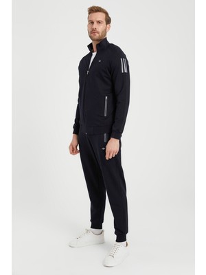 Dynamo Erkek Lacivert Pamuklu Eşofman Takımı