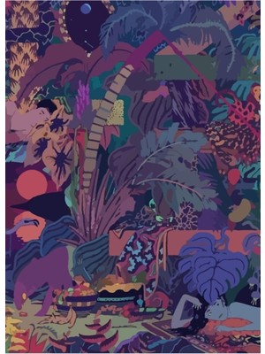 Jeronkarji Cam Hayvanları // Zaba Tablo Ahşap Poster Dekoratif