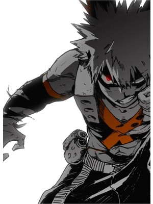 Jeronkarji My Hero Academia - Bakugo Katsuki 4 Tablo Ahşap Poster Dekoratif