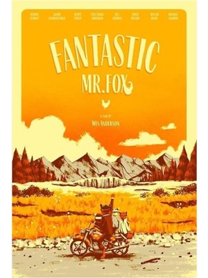 Jeronkarji Bay Fox Fantastik Film Tablo Ahşap Poster Dekoratif
