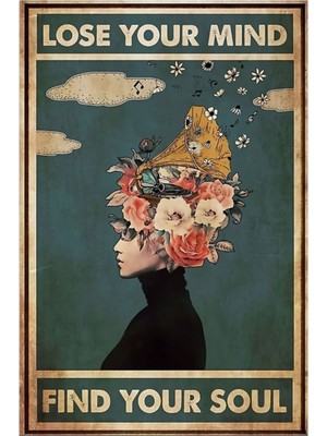 Jeronkarji Zihnini Kaybet, Ruhunu Bul Posteri Tablo Ahşap Poster Dekoratif