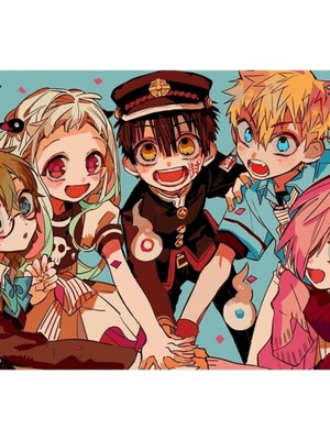 Jeronkarji Jibaku Shounen Hanako-Kun — Tuvalete Bağlı Hanako-Kun Tablo Ahşap Poster Dekoratif