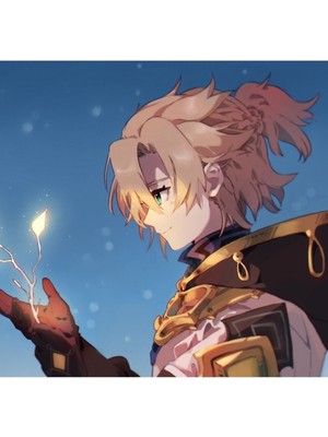 Jeronkarji Genshin Darbe Albedo Tablo Ahşap Poster Dekoratif