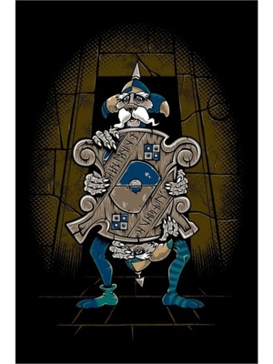 Jeronkarji Birimiz Daima Yalan Söyler - Labirent Kapı - Goblin 80'ler Fantastik Tablo Ahşap Poster Dekoratif