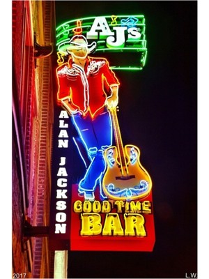 Jeronkarji Aj's Good Time Bar Tablo Ahşap Poster Dekoratif