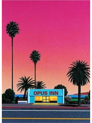 Jeronkarji Hiroshi Nagai Vaporwave Tablo Ahşap Poster Dekoratif