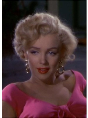 Jeronkarji Marilyn Monroe 1953 Niagara'dan Sıcak Pembe Tablo Ahşap Poster Dekoratif