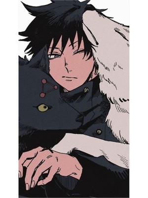 Jeronkarji Megumi ve Kutsal Köpekleri - Jujutsu Kaisen Tablo Ahşap Poster Dekoratif