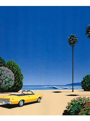 Jeronkarji Hiroshi Nagai Sanat Baskı Posteri Vaporwave Estetik Tablo Ahşap Poster Dekoratif