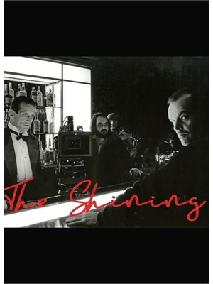 Jeronkarji The Shining Behind The Scenes Jack Nicholson Stanley Kubrick Tablo Ahşap Poster Dekoratif