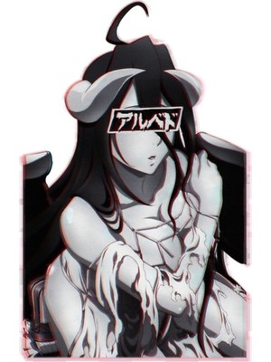 Jeronkarji Derebeyi Albedo Waifu ???? Tablo Ahşap Poster Dekoratif