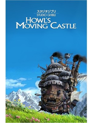 Jeronkarji Howl'un Hareketli Kalesi Tablo Ahşap Poster Dekoratif