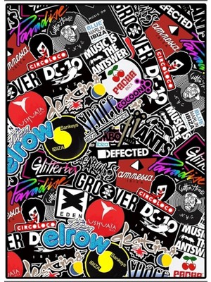 Jeronkarji Ibiza Kulüpleri Afişi - 2022 Eıvıssa Tablo Ahşap Poster Dekoratif