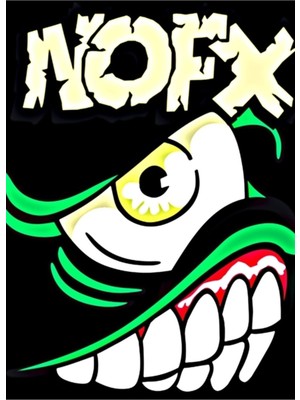 Jeronkarji Nofx Smıle Tablo Ahşap Poster Dekoratif