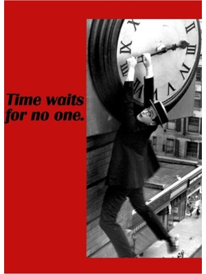 Jeronkarji Harold Lloyd - Güvenlik Son Tablo Ahşap Poster Dekoratif