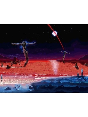 Jeronkarji Pixelgelion Tablo Ahşap Poster Dekoratifn Sonu
